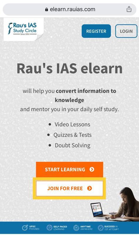 Rau’s IAS Elearn