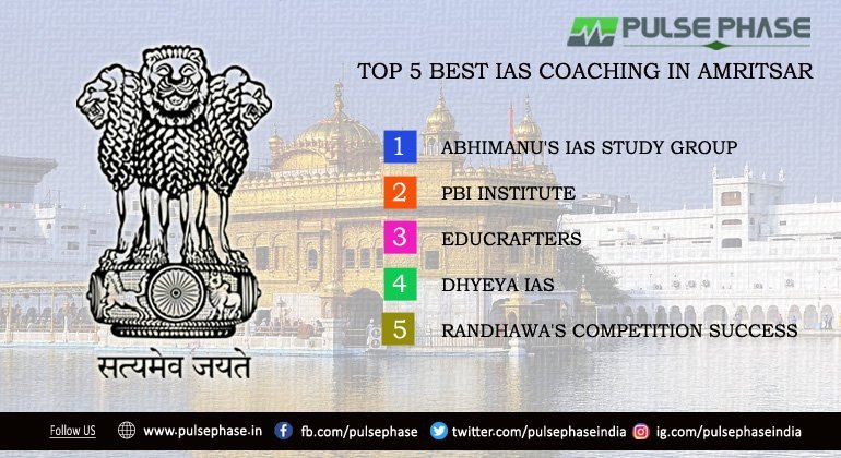 Top 5 IAS Coaching in Amritsar