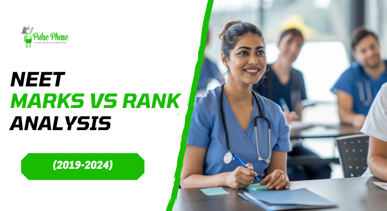 NEET Marks vs Rank Analysis (2019-2024)
